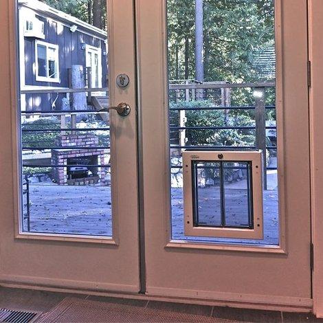 French door PlexiDor sunroom